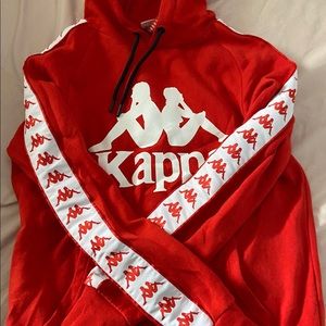 Kappa red hoodie barely worn
